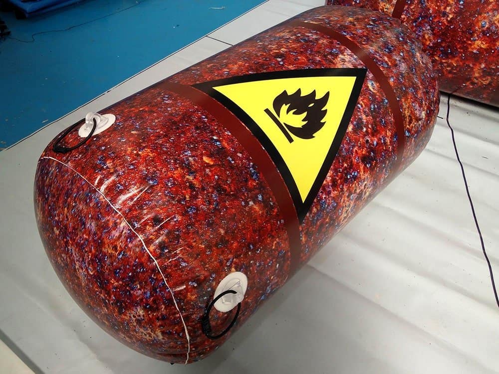 Bunkers de paintball gonflables Bouncia pour usage commercial — BUN20