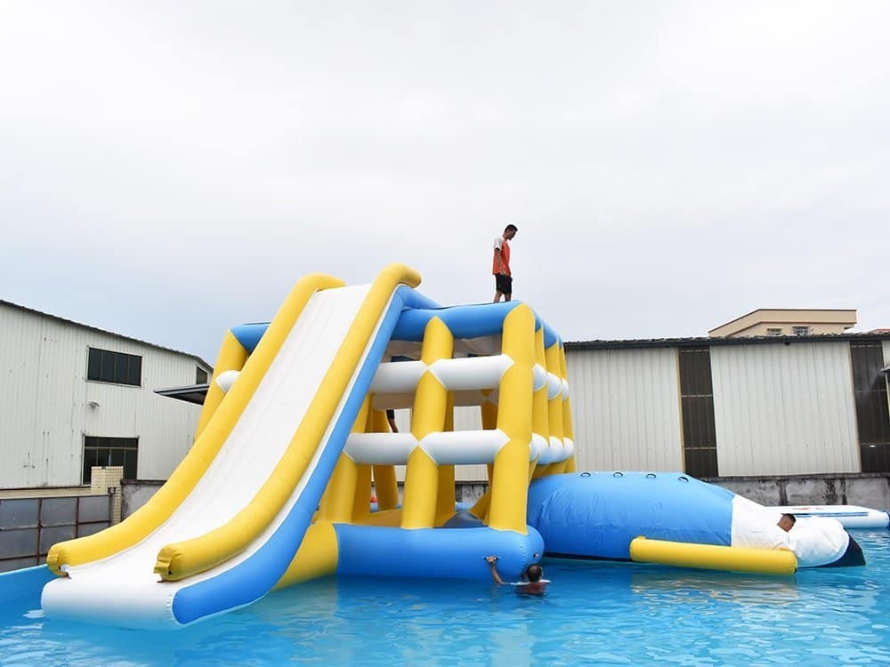 Combo blob de catapultage aquatique pour parc aquatique gonflable – Climber Combo 01