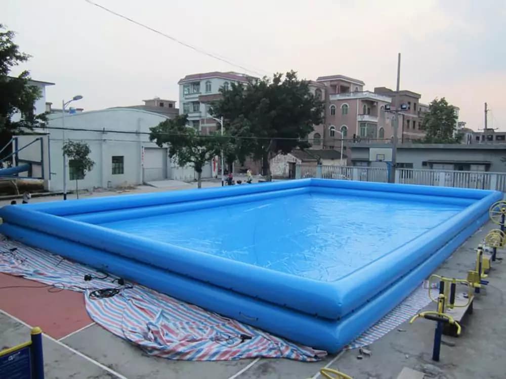 Piscine gonflable commerciale géante 25?15 m à parois double tube - IP40
