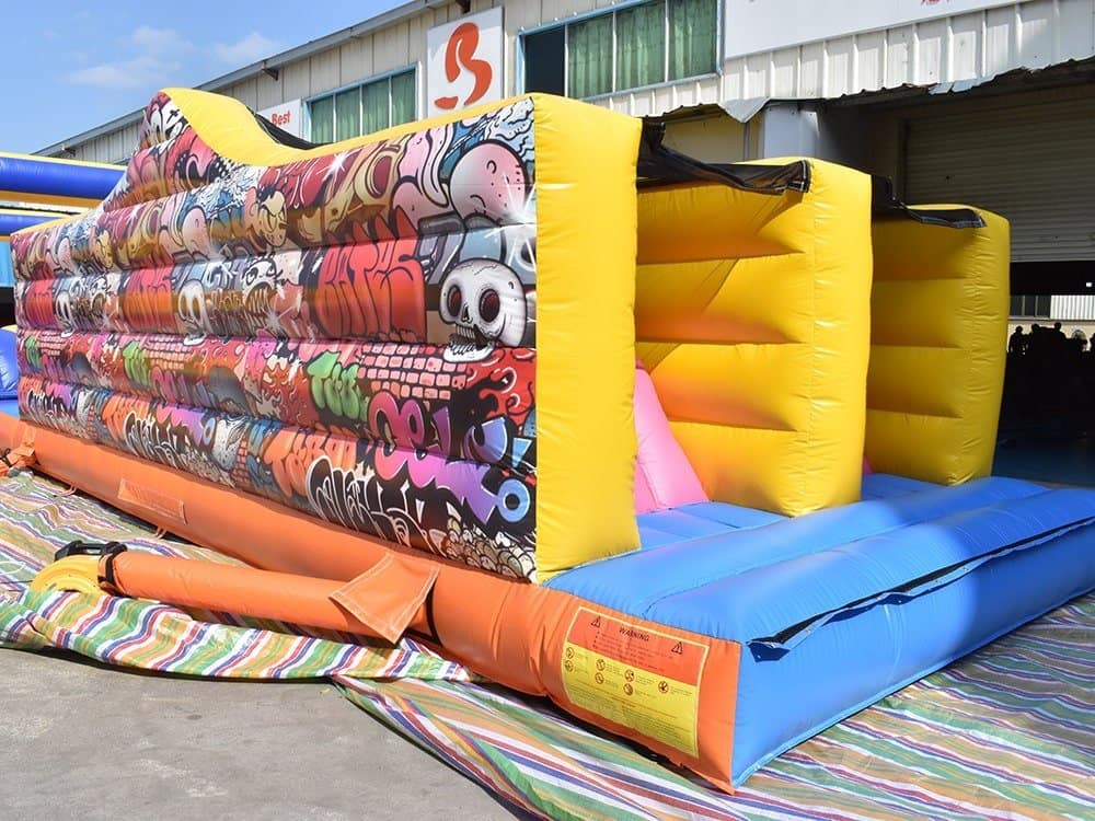 Course d'obstacles gonflable amusante 5 km fabriquée par Bouncia - Obstacle-27