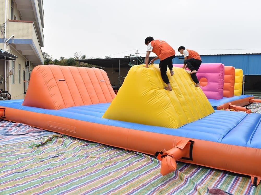 Parcours d'obstacles gonflable personnalisable gratuitement à vendre - Obstacle-29
