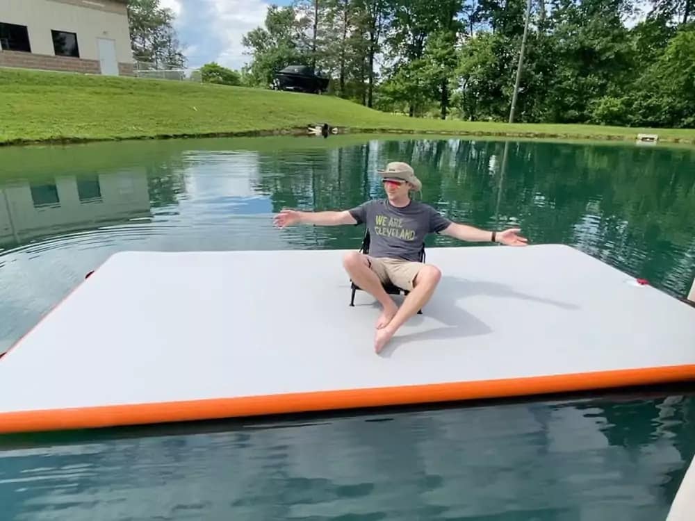 Plateforme gonflable pour yacht en matériau drop stitch — plusieurs tailles disponibles