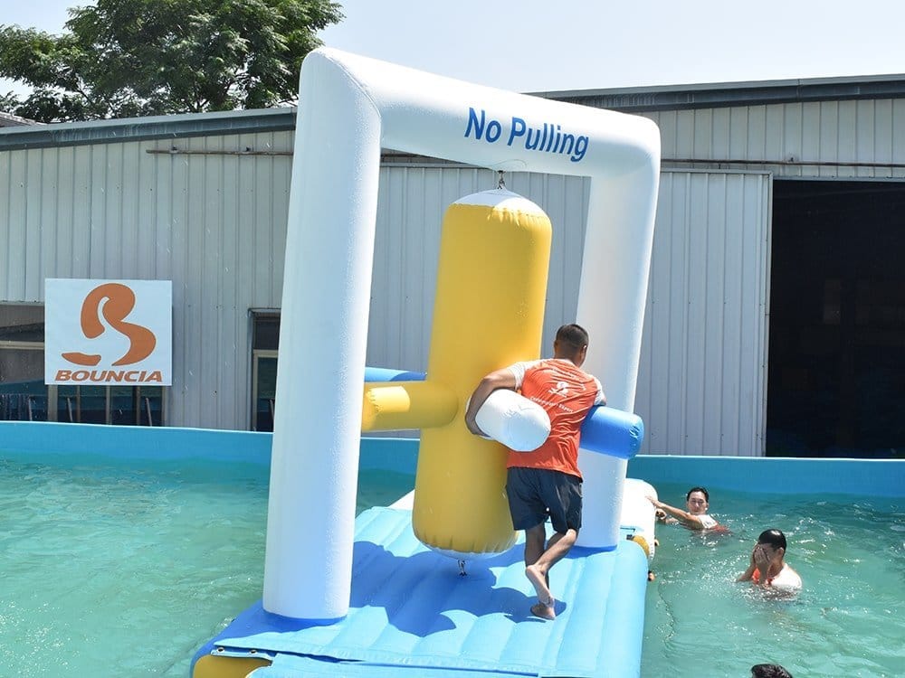 Parcours d'obstacles flottant certifié TÜV pour eau libre – Spin Door 01