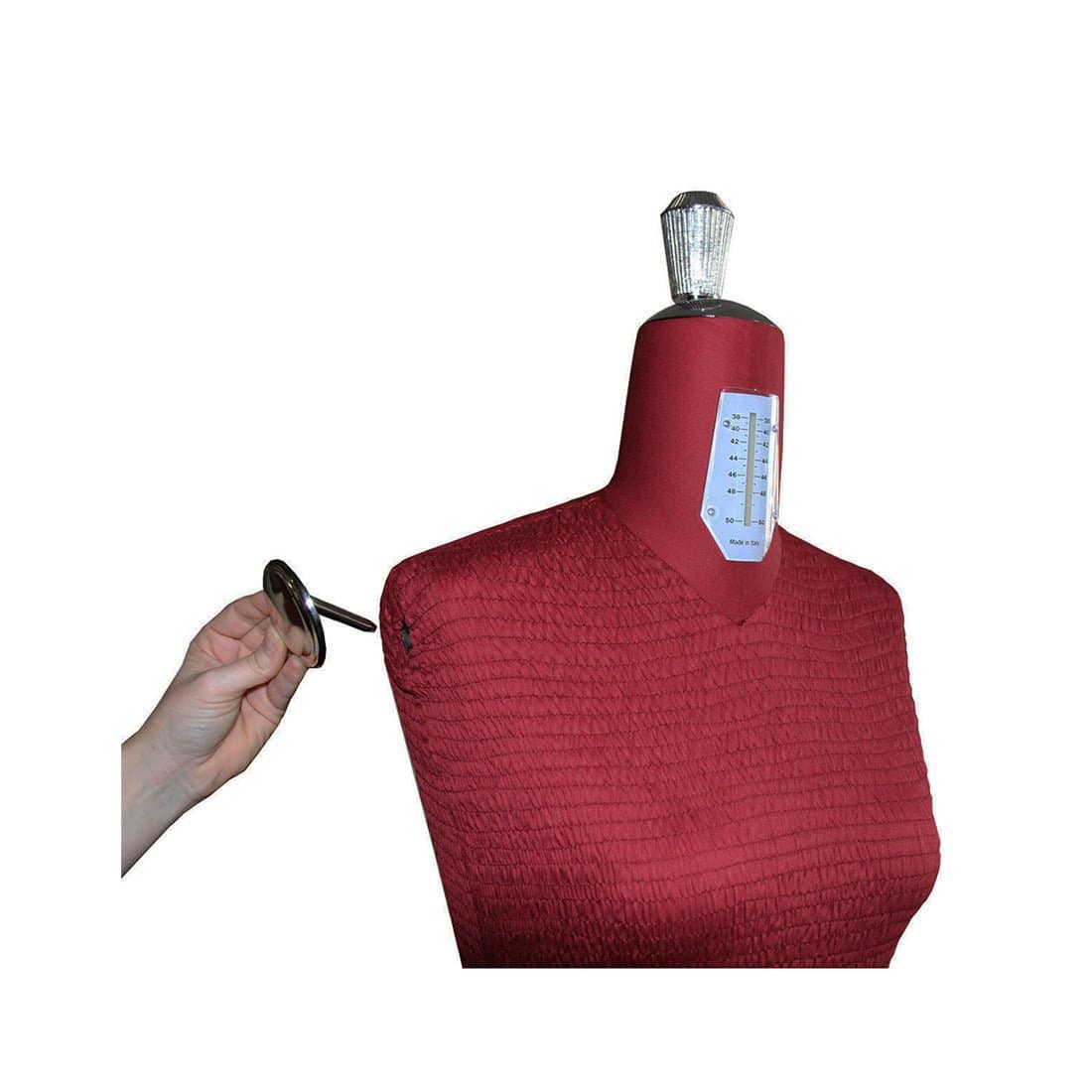 Mannequin de couture réglable haut de gamme 38 / 50 avec bras + ventre – Image 3