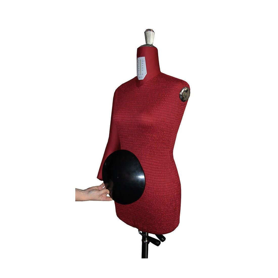 Mannequin de couture réglable haut de gamme 38 / 50 avec bras + ventre – Image 5