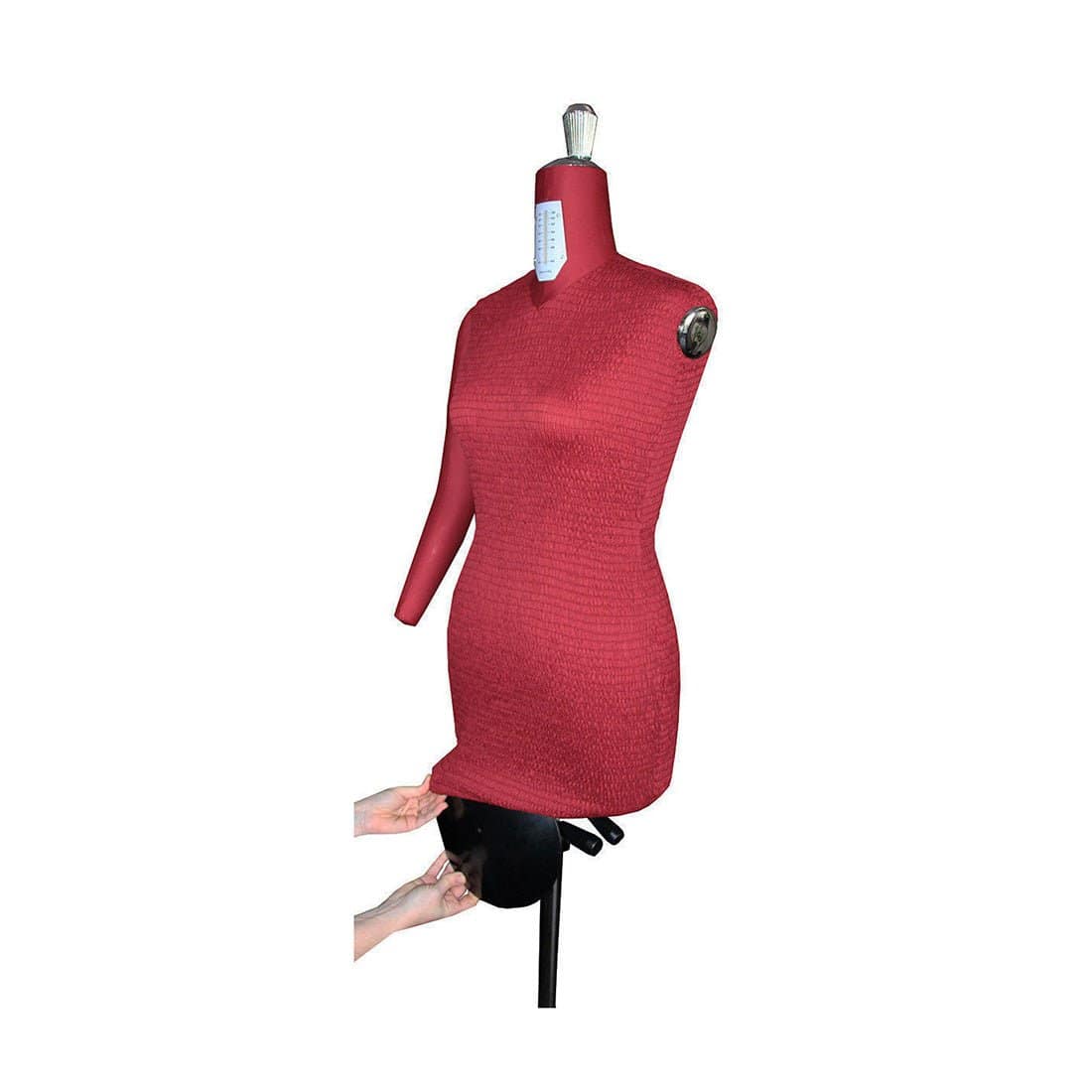 Mannequin de couture réglable haut de gamme 38 / 50 avec bras + ventre – Image 4