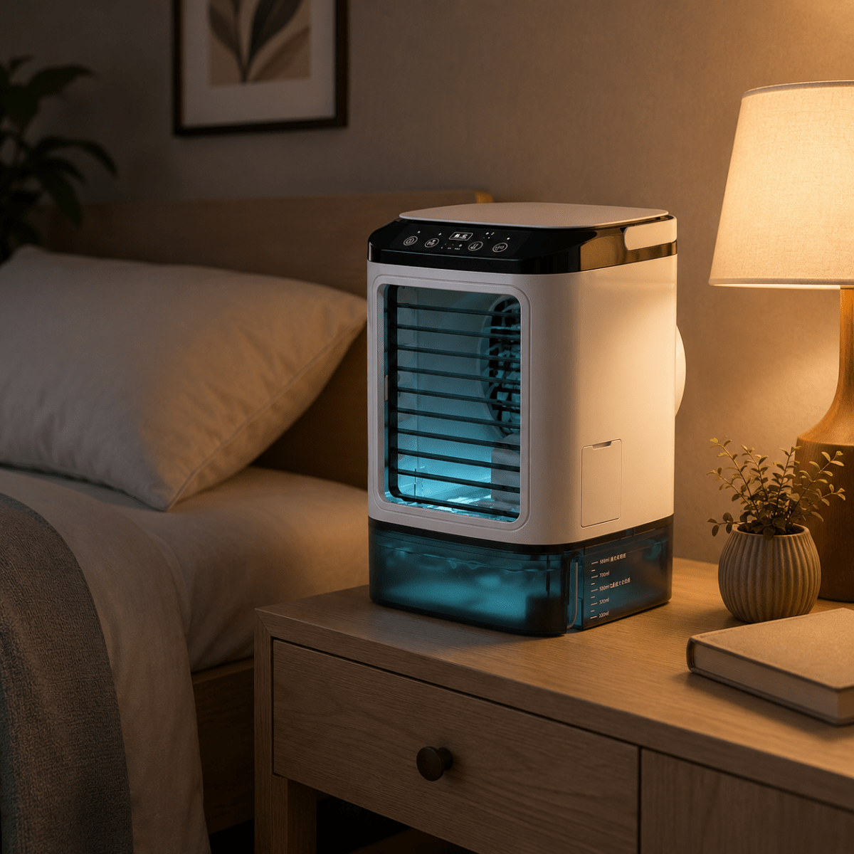 Ventilateur Brumisateur Portable USB – Rafraîchisseur d'Air avec Fonction Spray