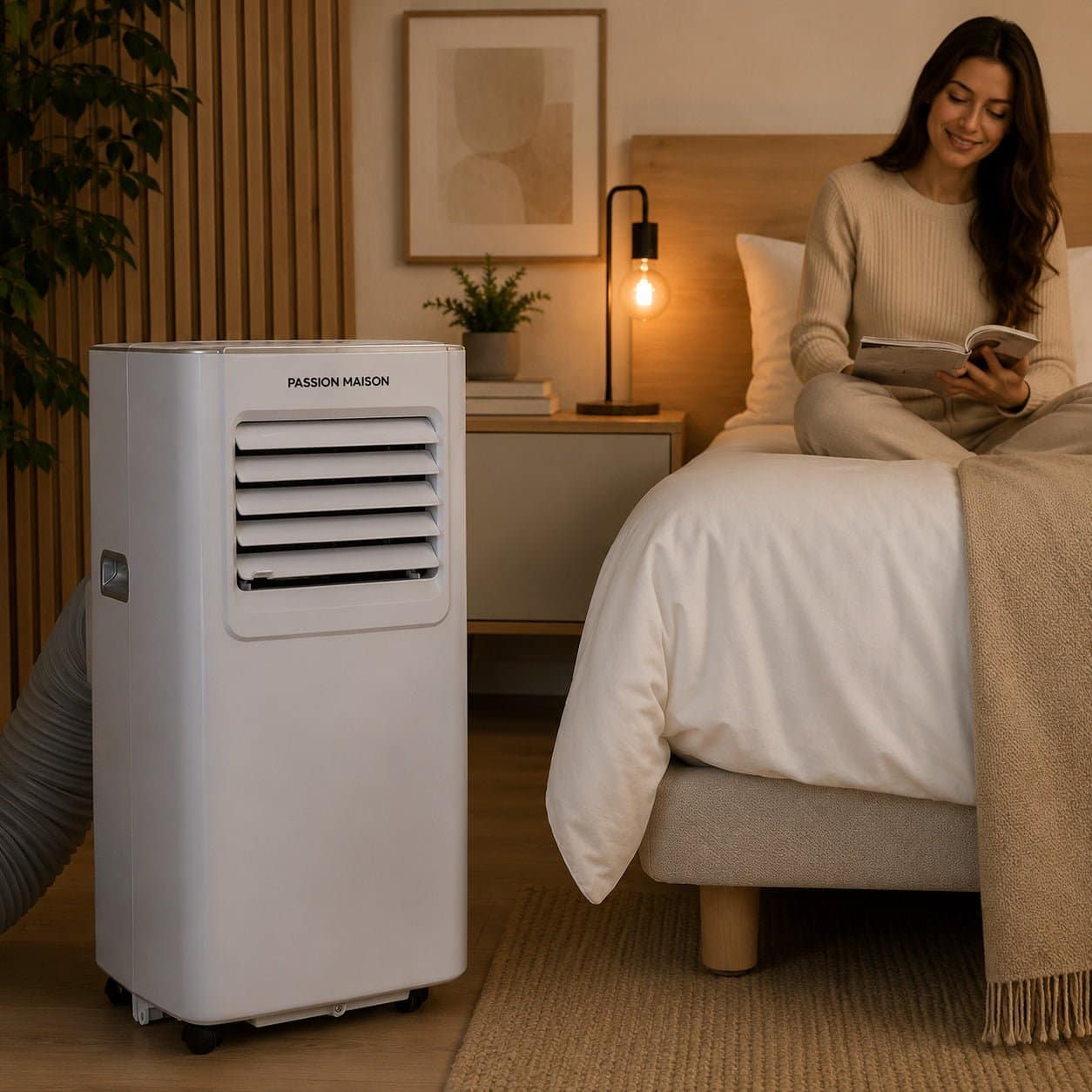 Climatiseur Mobile Passion Maison Breeze 7 – 7000 BTU, 4-en-1 avec Déshumidificateur, Télécommande & Kit Fenêtre – Image 4