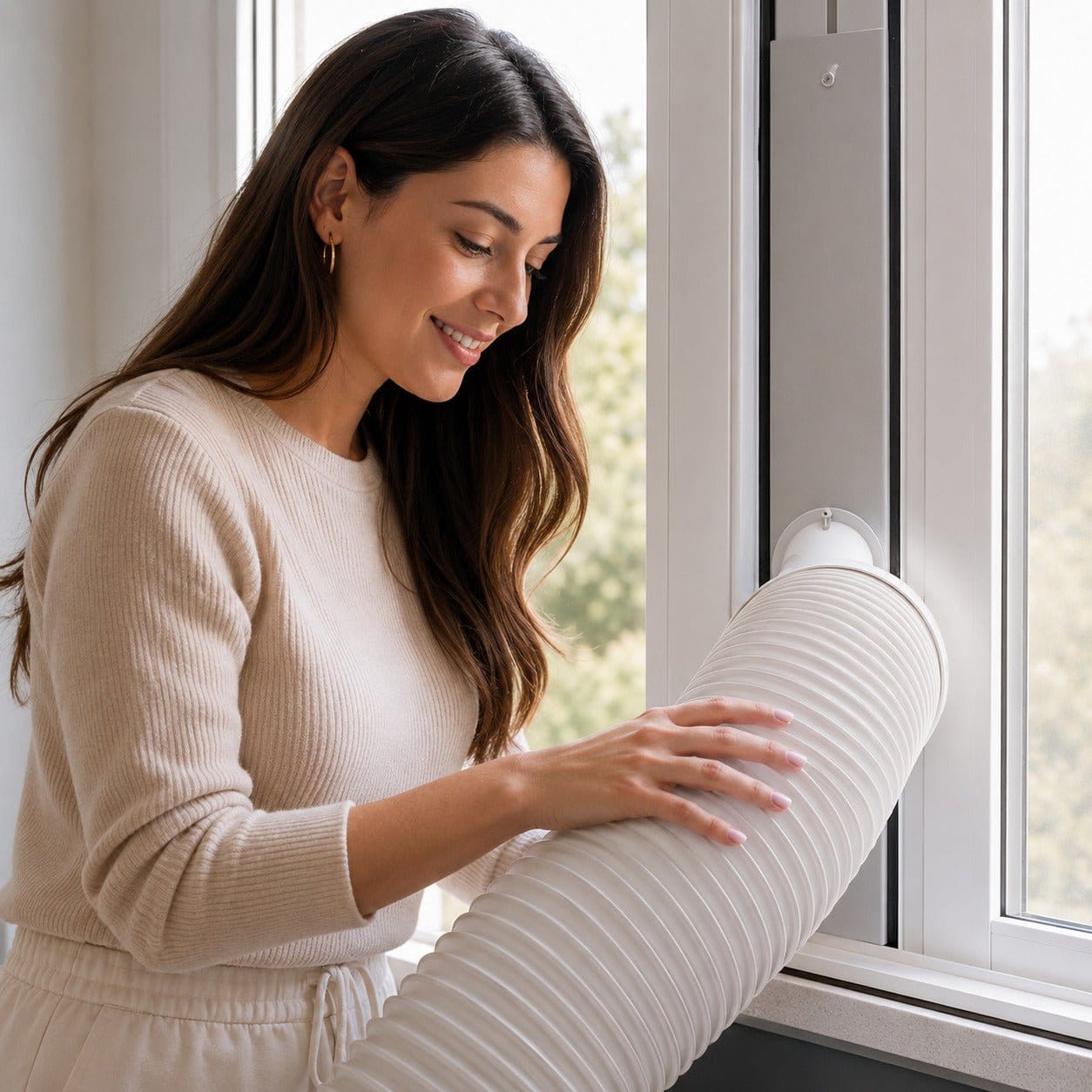 Climatiseur Mobile Passion Maison Breeze 7 – 7000 BTU, 4-en-1 avec Déshumidificateur, Télécommande & Kit Fenêtre – Image 6