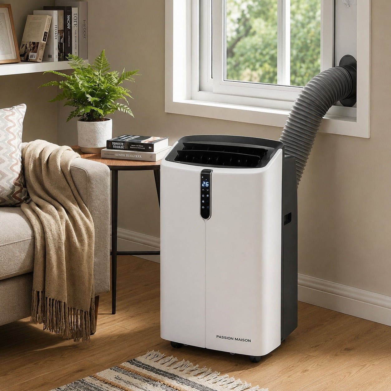 Climatiseur Mobile Réversible 14000 BTU Passion Maison Polar 14 – Wi-Fi, 5-en-1, Chauffage, Déshumidificateur & Kit Fenêtre – Image 2