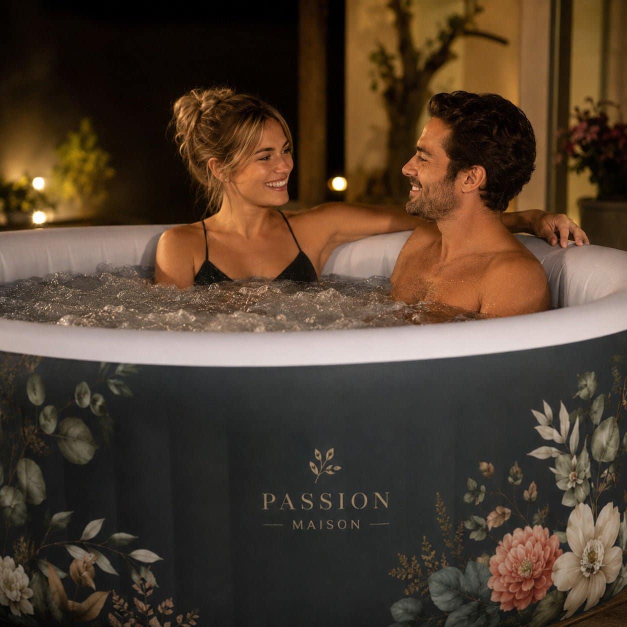 Spa Gonflable 4 Places Passion Maison Eden – 110 Buses de Massage, Chauffage 40°C & Panneau Tactile – Image 3
