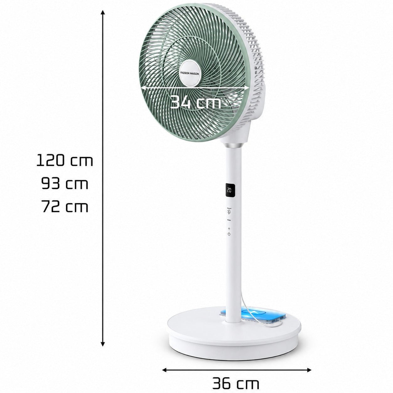 Ventilateur Nomade Passion Maison Zephyr – Ultra Silencieux, Sans Fil & Jusqu'à 30 h d'autonomie – Image 2