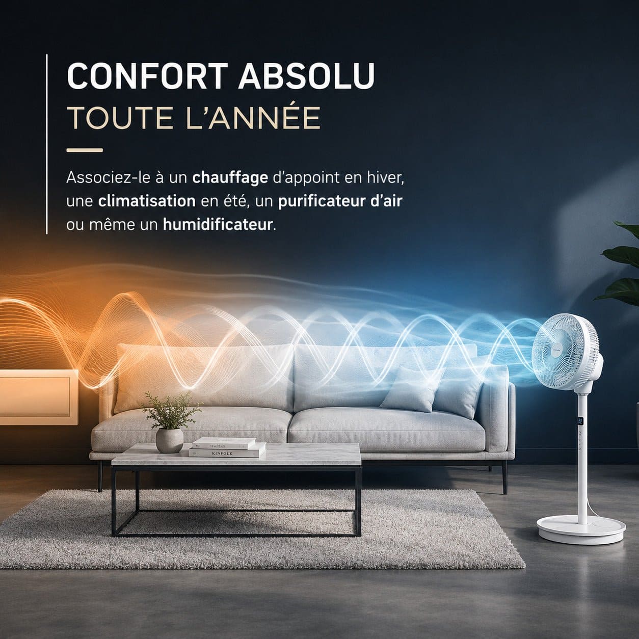 Ventilateur Nomade Passion Maison Zephyr – Ultra Silencieux, Sans Fil & Jusqu'à 30 h d'autonomie – Image 4