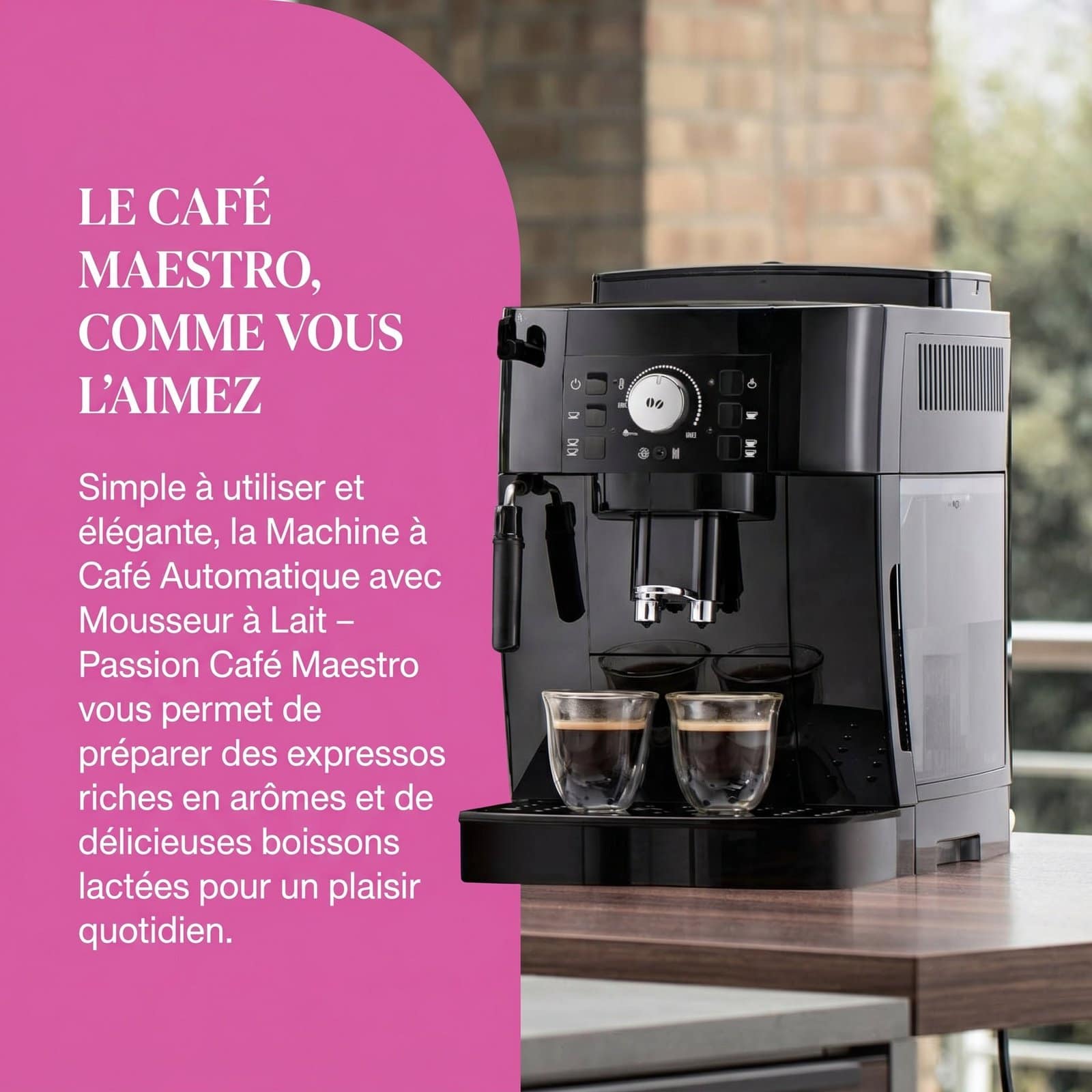Machine à Café Automatique avec Mousseur à Lait – Passion Café Maestro – Image 2