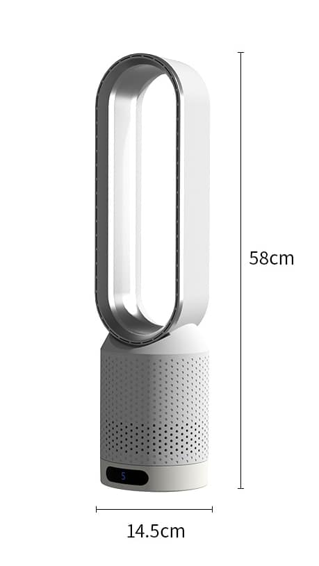 Rafraîchisseur d'Air 3-en-1 Sans Pales avec Purificateur – Image 2