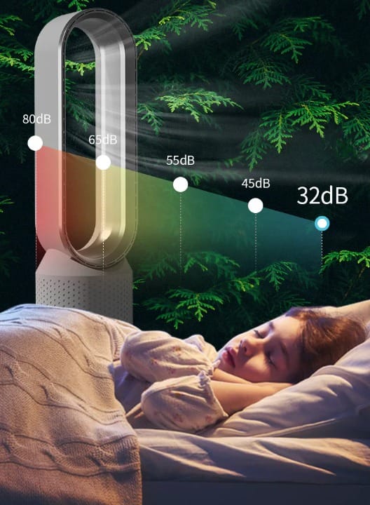 Rafraîchisseur d'Air 3-en-1 Sans Pales avec Purificateur – Image 16