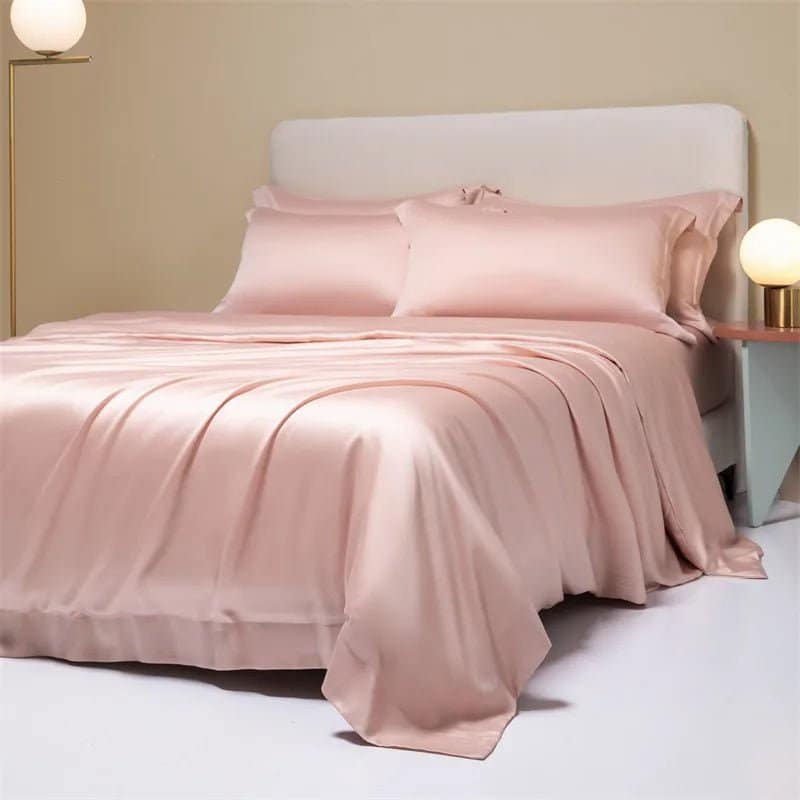 Housse de Couette Rafraîchissante en Fibre de Bambou – Parure de Lit Été (+ 2 Taies)