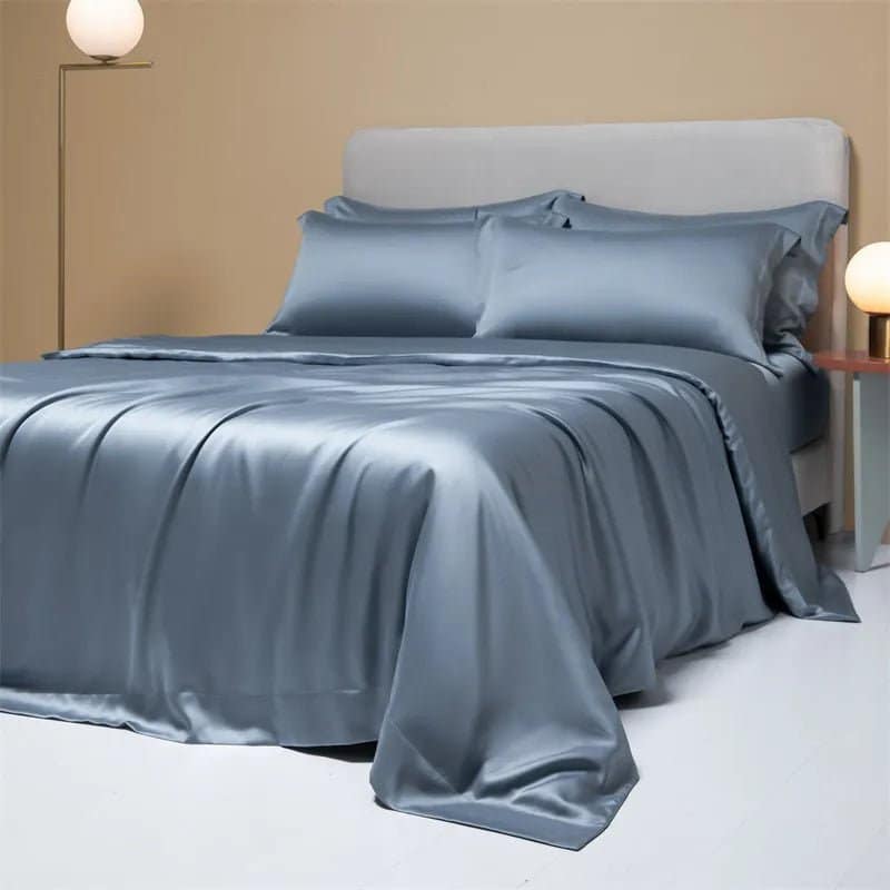 Housse de Couette Rafraîchissante en Fibre de Bambou – Parure de Lit Été (+ 2 Taies) – Image 11