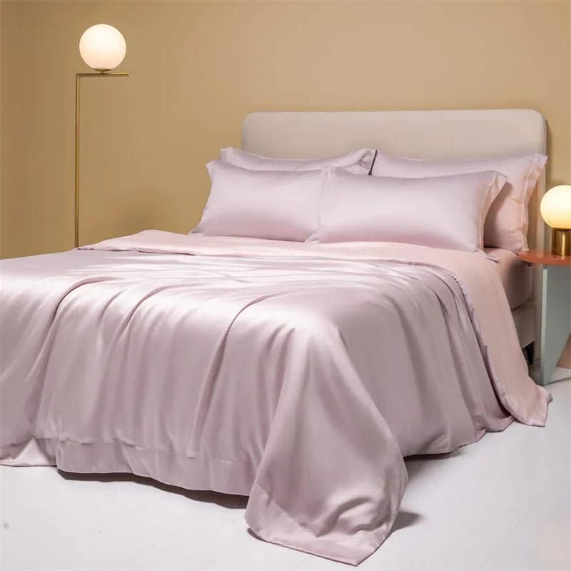 Housse de Couette Rafraîchissante en Fibre de Bambou – Parure de Lit Été (+ 2 Taies) – Image 9